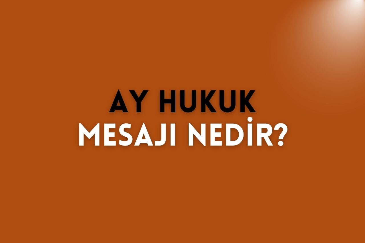 Ay Hukuk Mesajı Nedir? 02329080683 Kim?