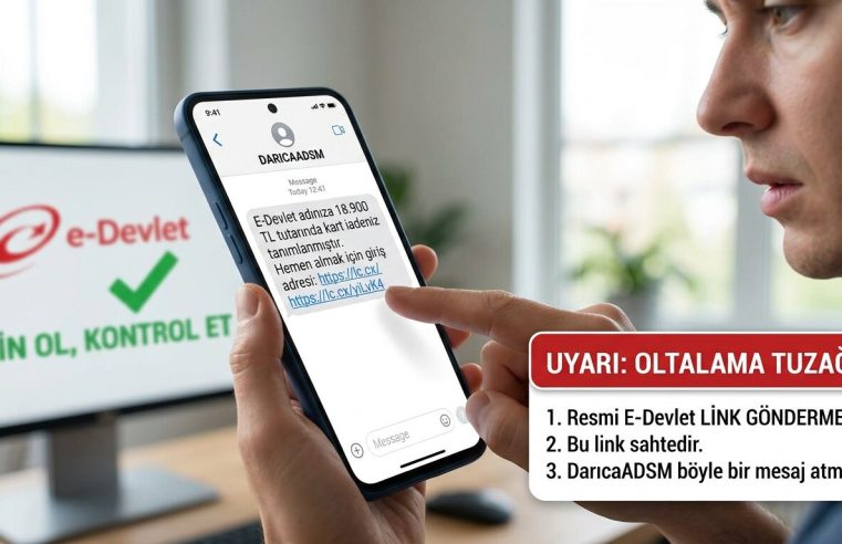 DARICAADSM E-Devlet Mesajı Geldi
